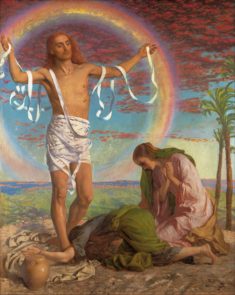 Kristus og de to Mariaene - William Holman Hunt