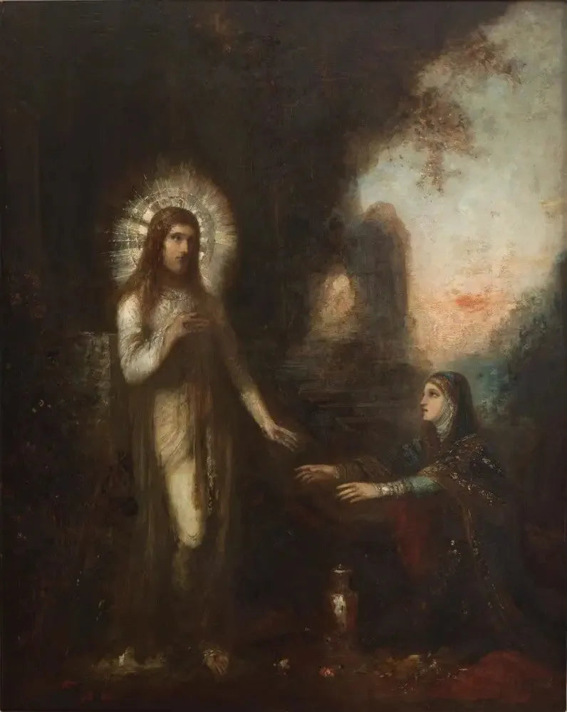 Kristus og Magdalena (Noli me Tangere) - Gustave Moreau