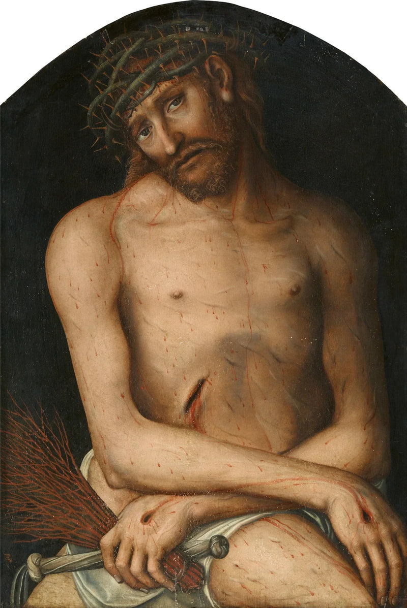 Kristus, smertefull mann - Lucas Cranach den eldre