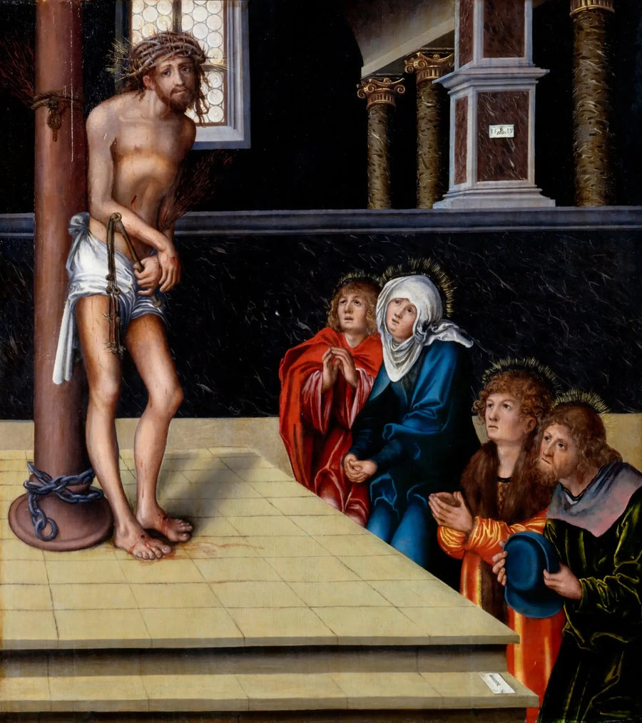 Kristus, smertefull mann - Lucas Cranach den eldre