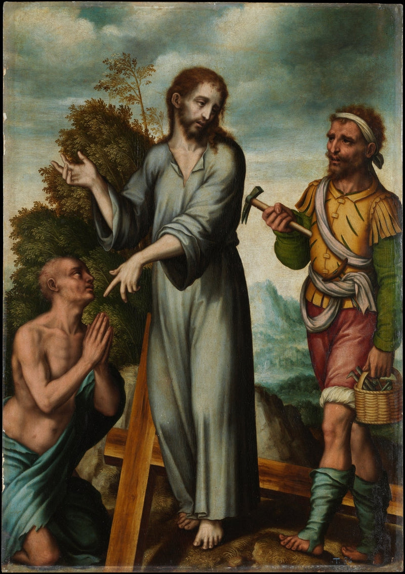 Kristus som rettferdiggjør sin lidelse - Luis de Morales