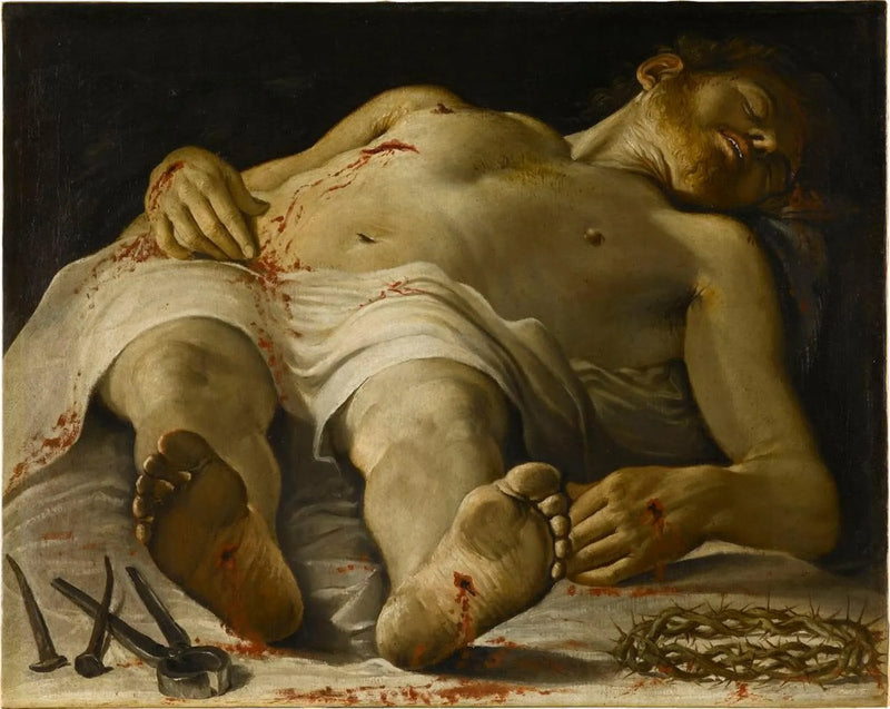 Den døde Kristus - Annibale Carracci