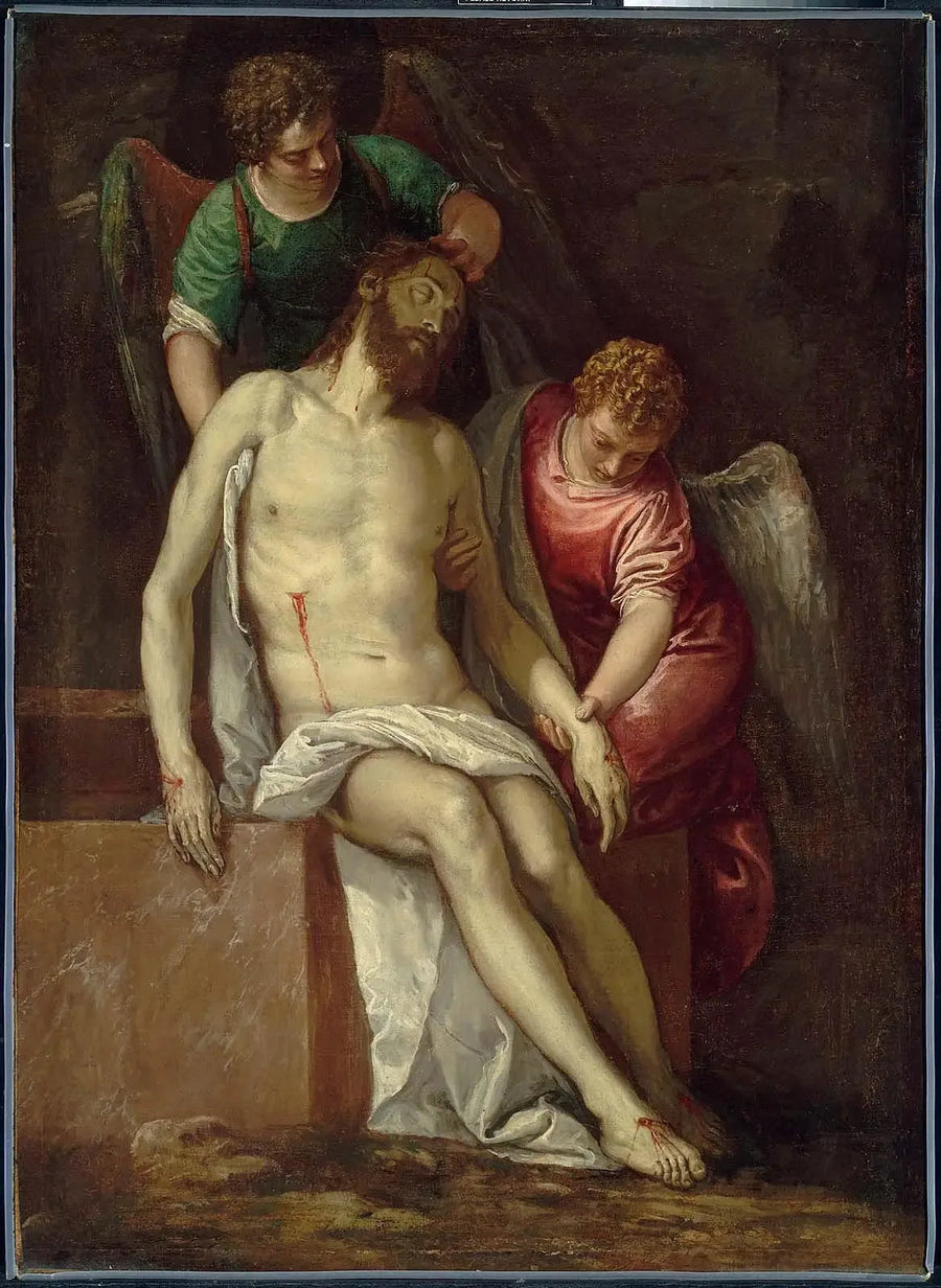 Den døde Kristus støttet av engler - Paul Véronèse

Source:
Le Christ mort soutenu par les anges - Paul Véronèse