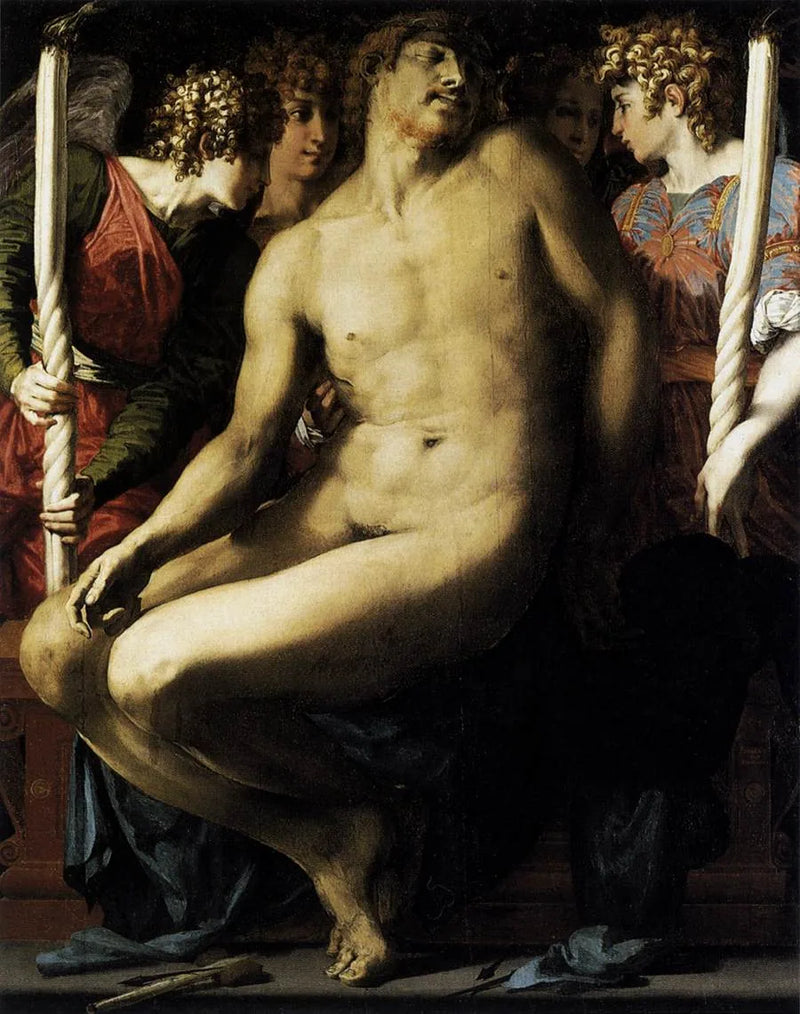 Kristus blant englene - Rosso Fiorentino