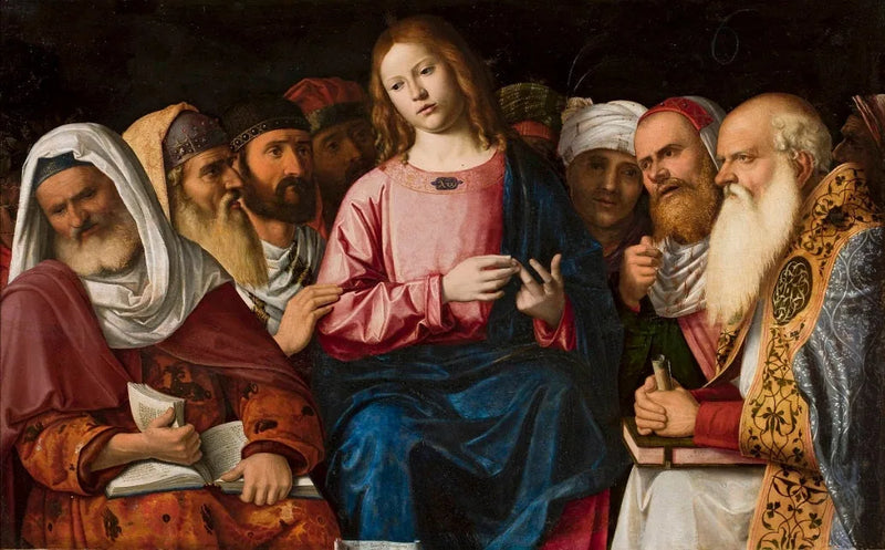 Kristus blant lærerne (detalj). - Cima da Conegliano