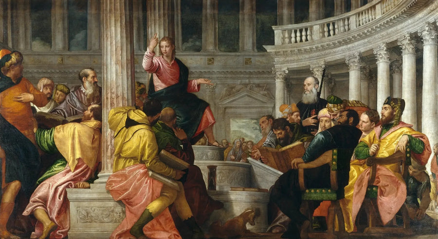 Kristus blant lærerne - Paul Véronèse

Source:
Le Christ parmi les docteurs - Paul Véronèse