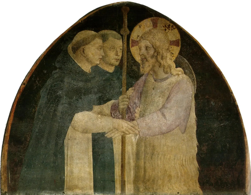 Kristus på pilegrimsreise mottatt av to dominikanere - Fra Angelico

Source:
Le Christ pèlerin accueilli par deux dominicains - Fra Angelico