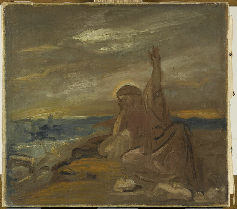 Kristus gråter over Jerusalem - Théodore Chassériau