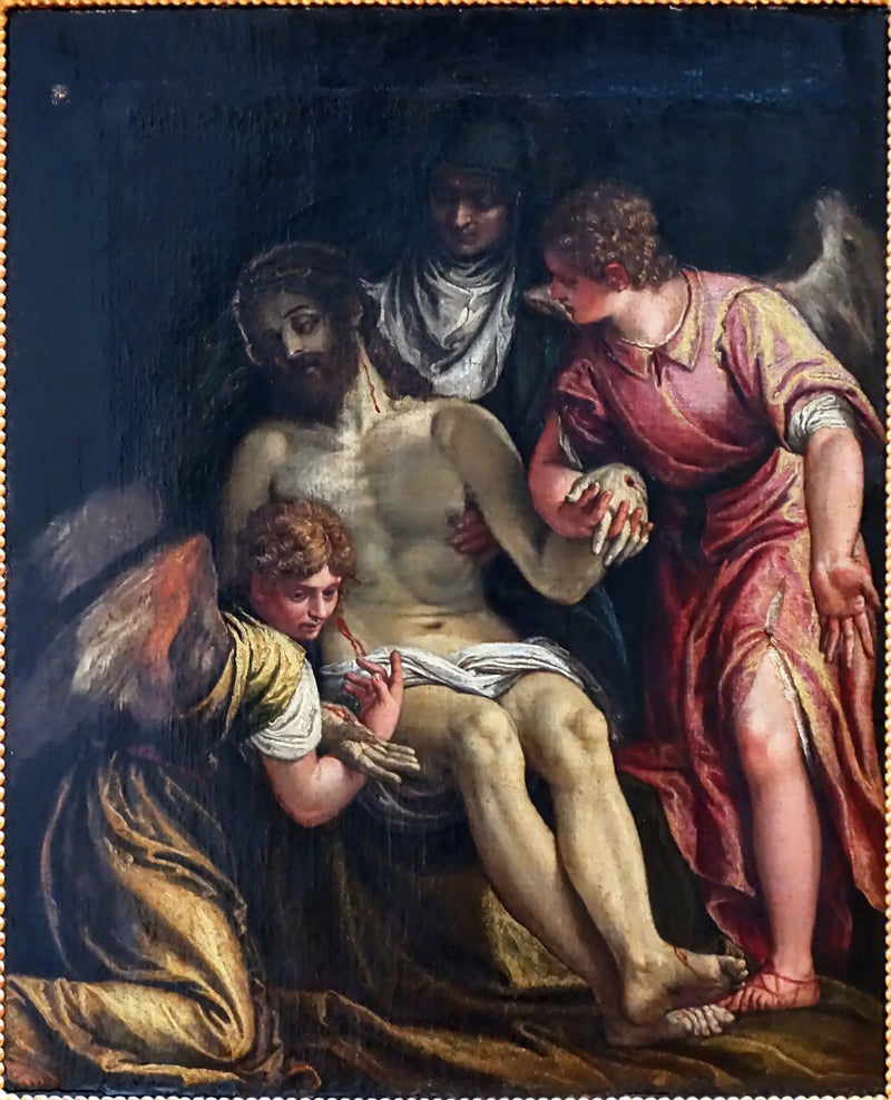 Kristus grått av Jomfruen og to engler - Paul Véronèse

Source:
Le Christ pleuré par la Vierge et deux anges - Paul Véronèse