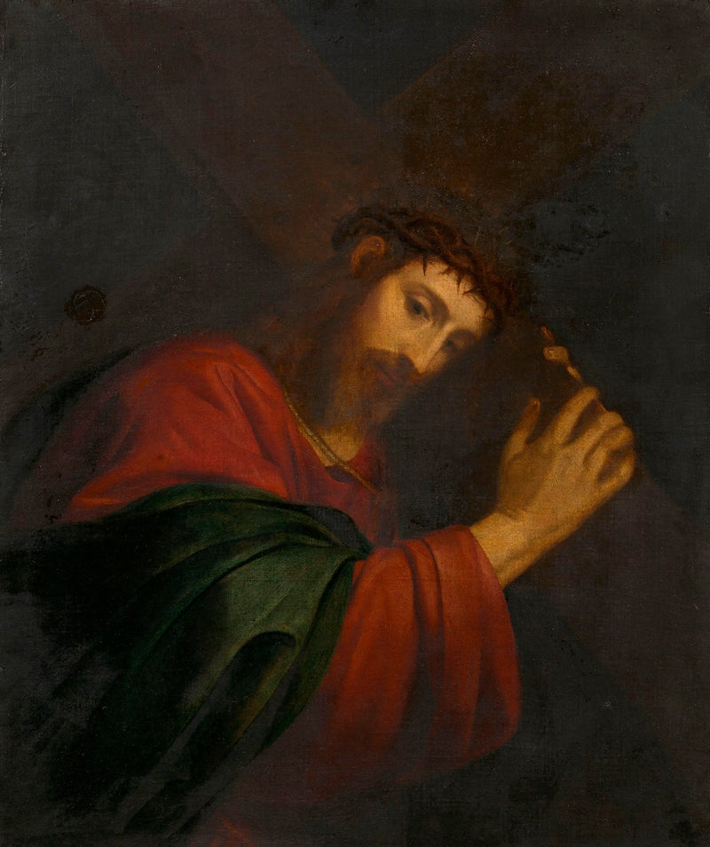 Kristus med korset - Andrea Sacchi