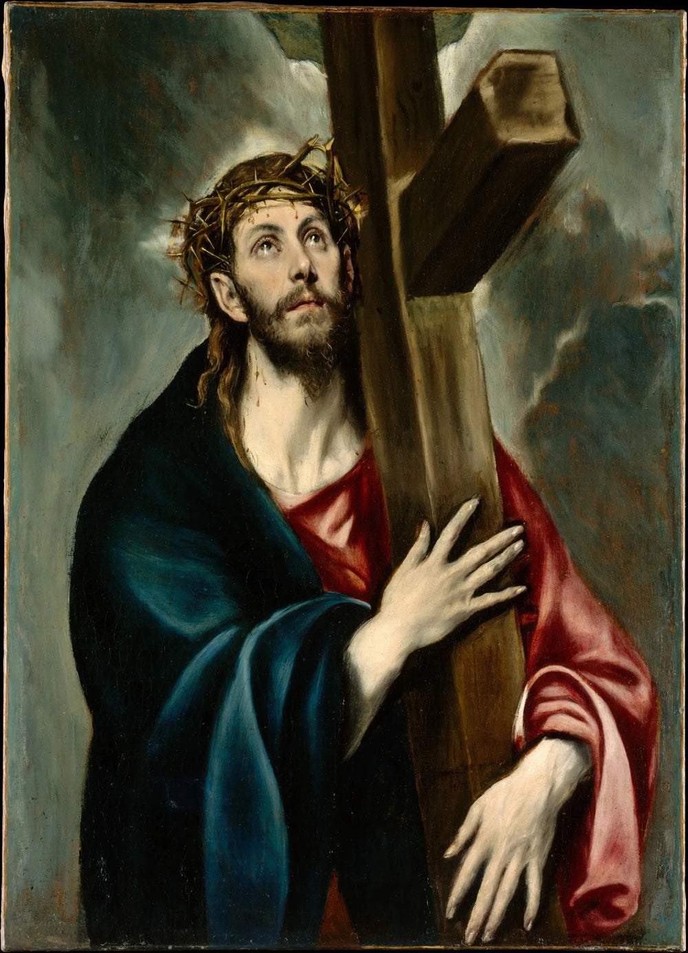 Le Christ portant la croix - El Greco image 1 copie de tableau peinte à la main