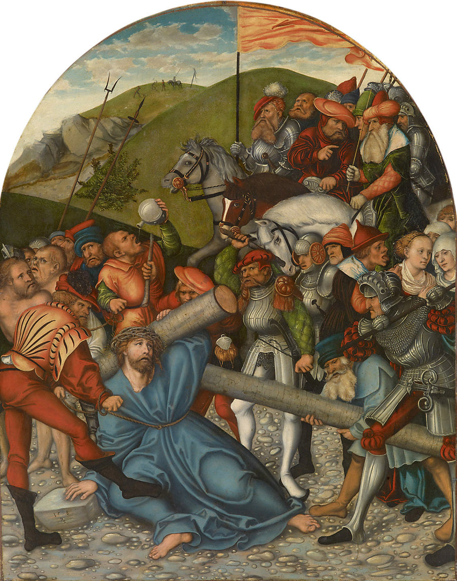 Kristus med korset - Lucas Cranach den eldre