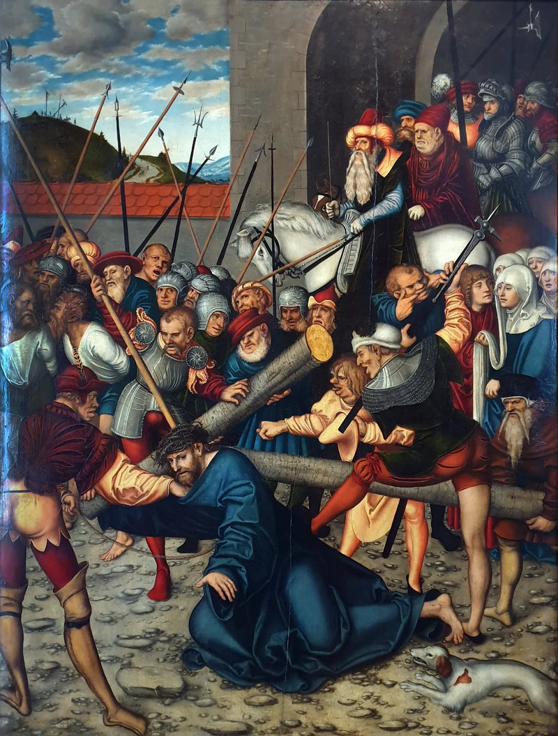 Kristus med korset - Lucas Cranach den eldre