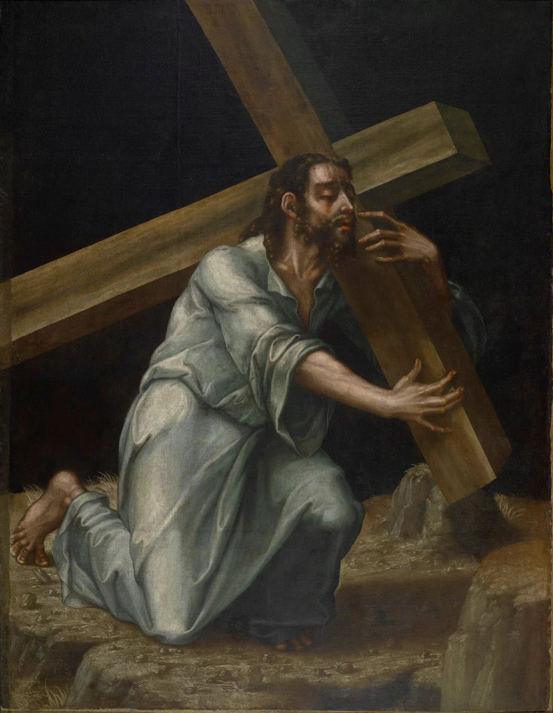 Kristus med korset - Luis de Morales