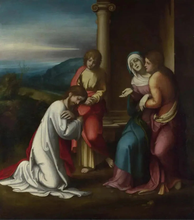 Kristus som tar avskjed med sin mor - Antonio da Correggio