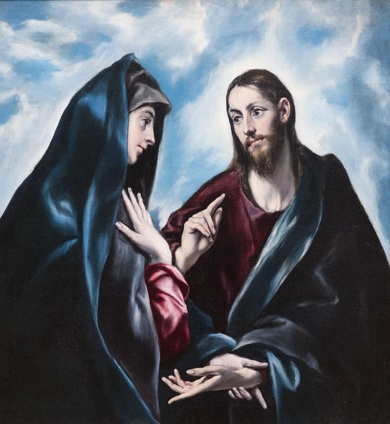 Kristus tar farvel med sin mor - El Greco