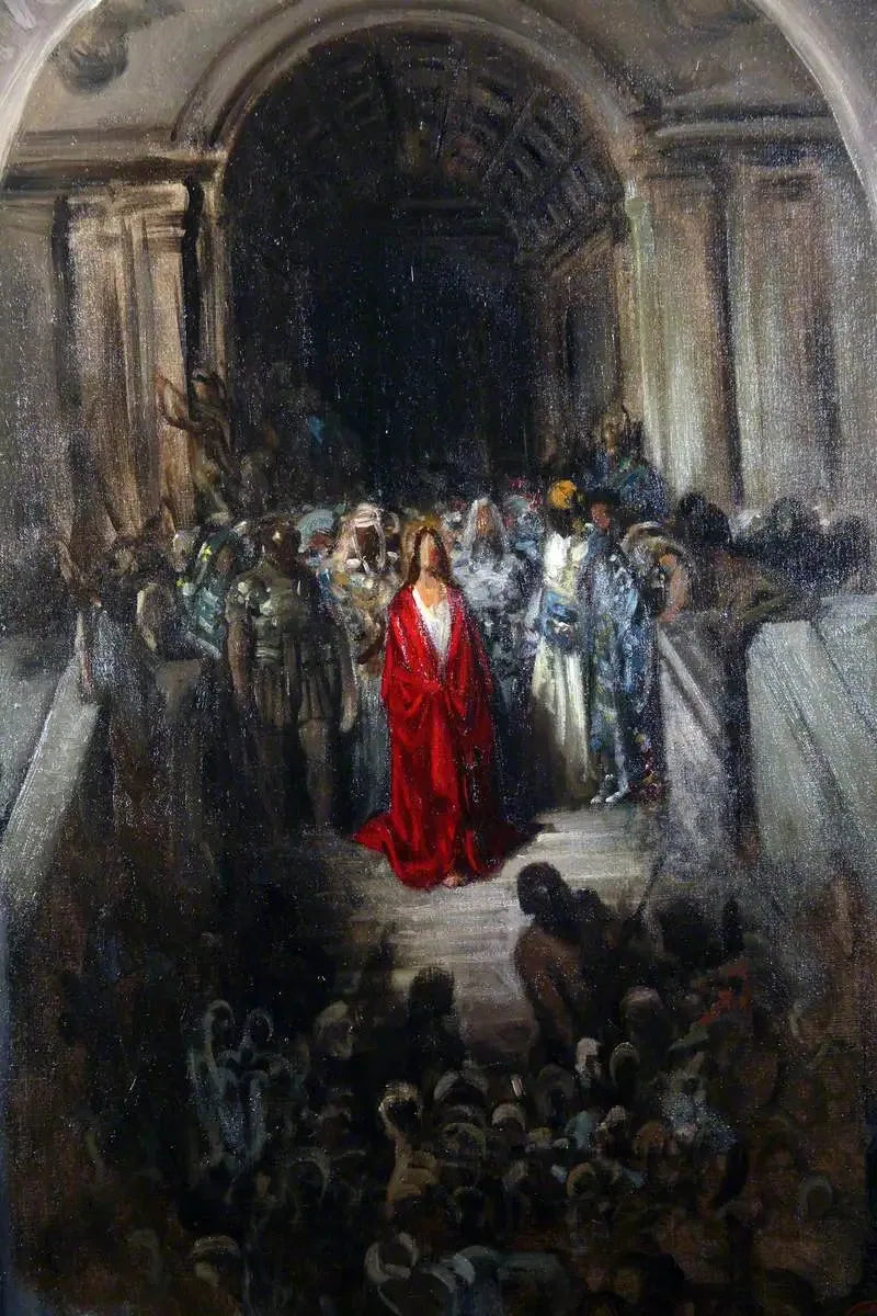 Kristus forlater rettssalen - Gustave Doré