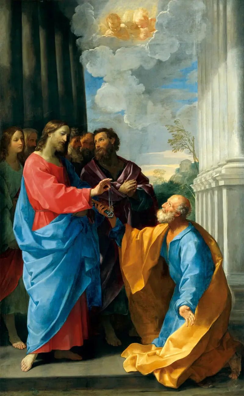 Kristus som gir nøklene til Saint Peter - Guido Reni