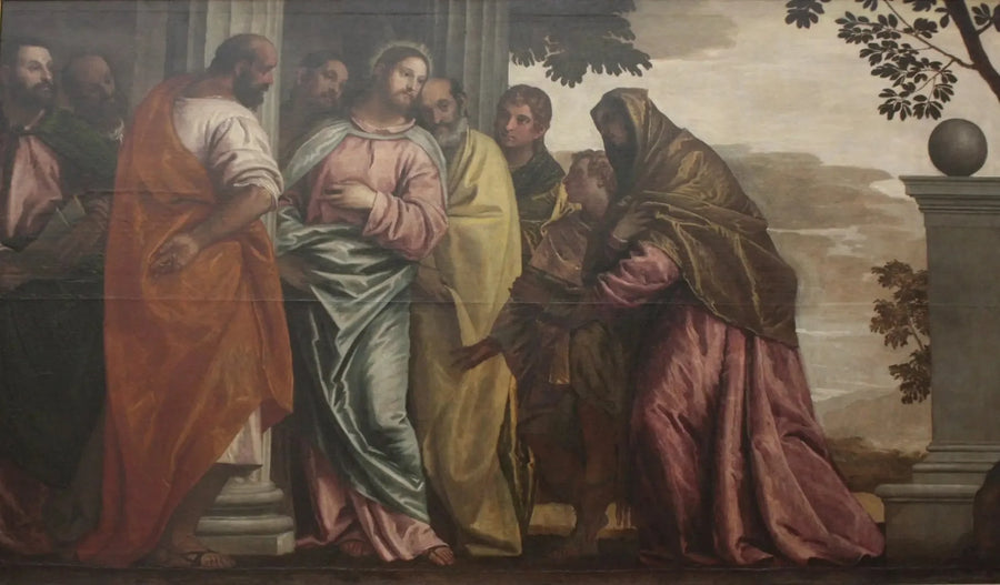 Kristus møter kvinnen og Zebedees' sønner - Paul Véronèse

Source:
Le Christ rencontrant la femme et les fils de Zébédée - Paul Véronèse
