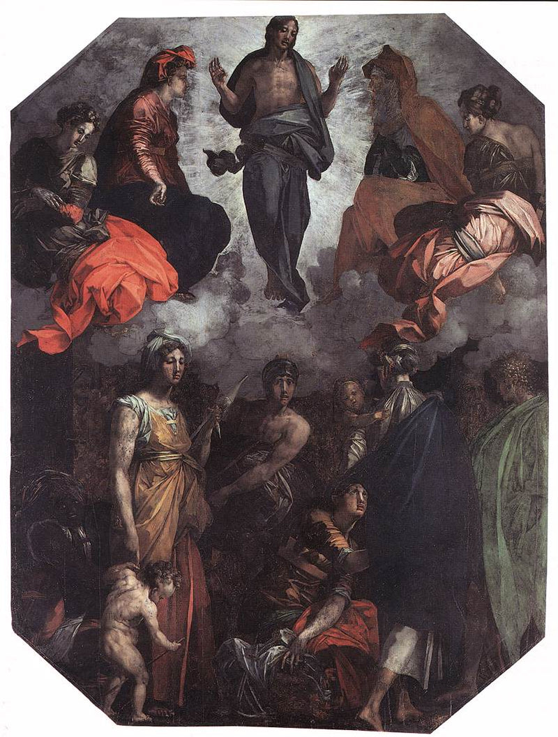Den oppstandne Kristus i herlighet - Rosso Fiorentino