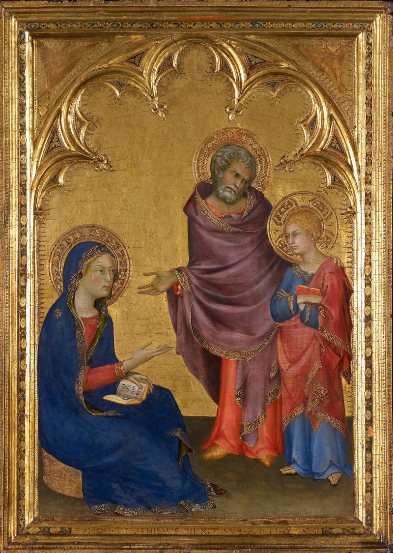 Kristus funnet i tempelet - Simone Martini