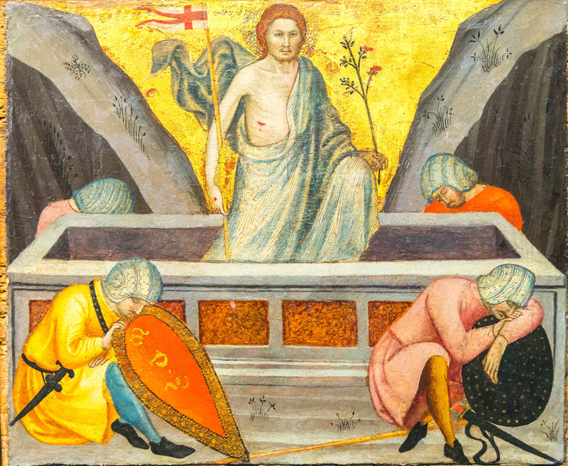 Kristus som kommer ut av graven - Taddeo di Bartolo