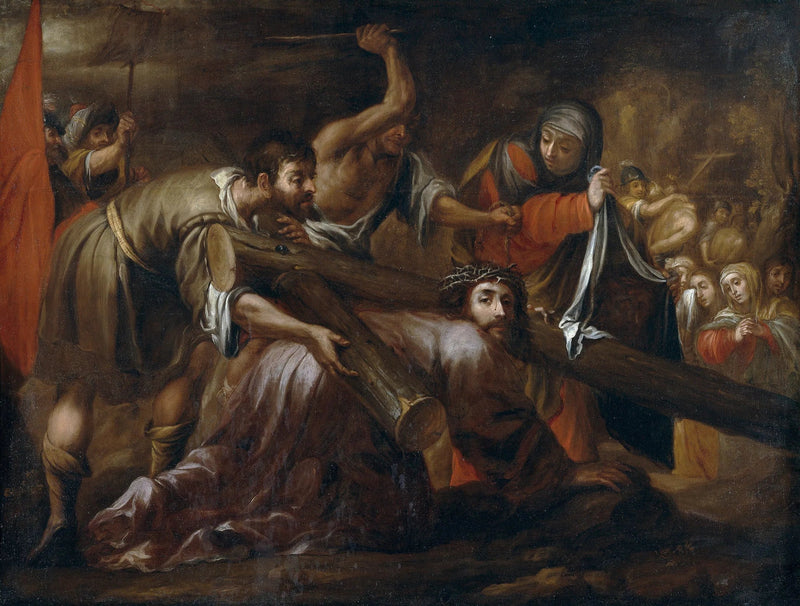 Kristus på veien til Golgata og Santa Veronika - Juan de Valdés Leal