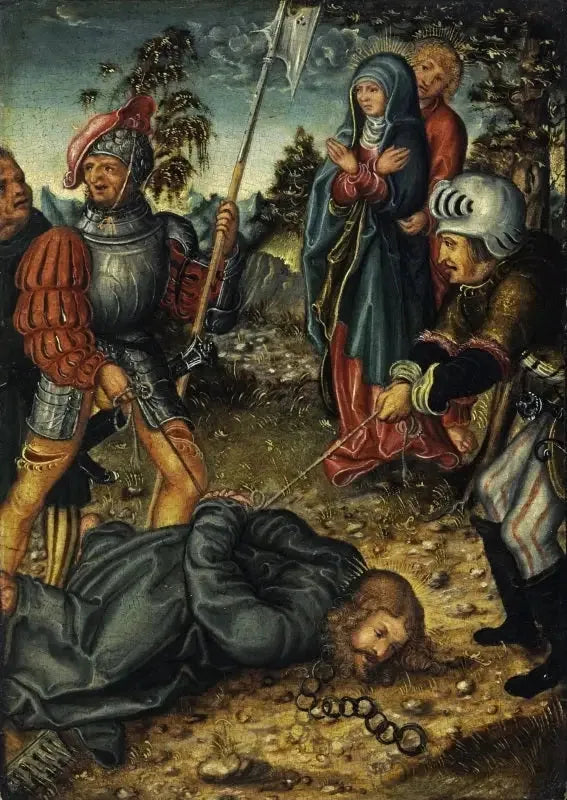 Kristus på veien til Golgata - Lucas Cranach den eldre