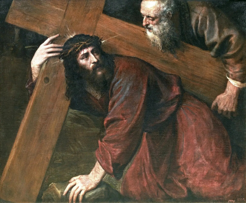 Kristus på veien til Golgata - Titian