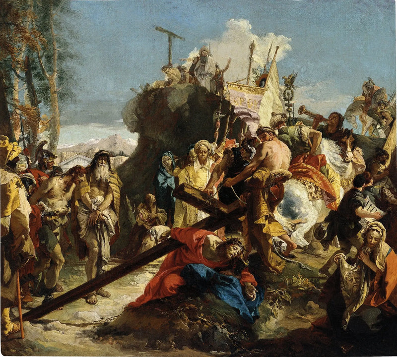 Kristus på veien til Calvarie - Giovanni Battista Tiepolo