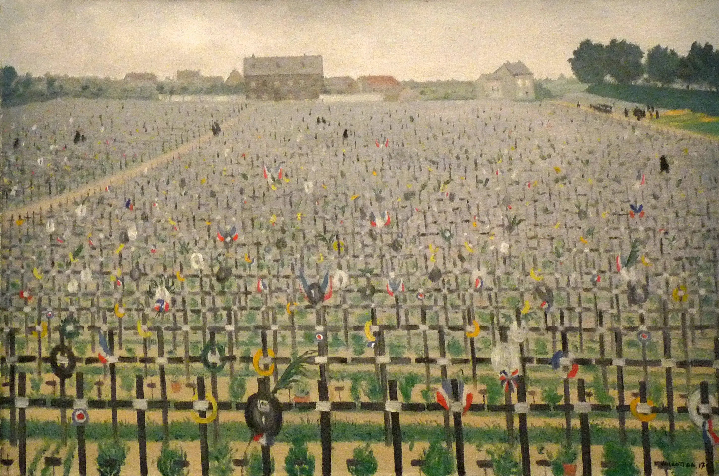 Le Cimetière militaire de Châlons - Félix Vallotton - Alpha Reproduction