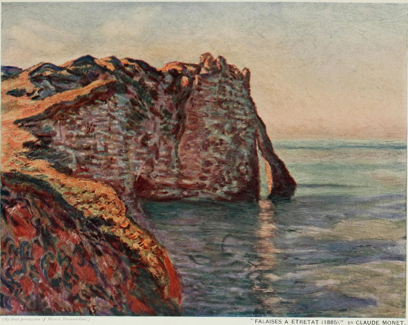 Klippene og Aval-porten - Claude Monet