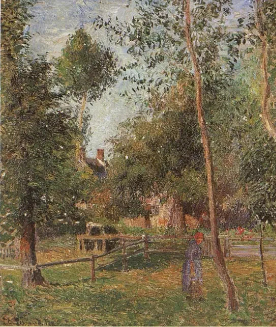 Le Clos Crespin i Éragny - Camille Pissarro