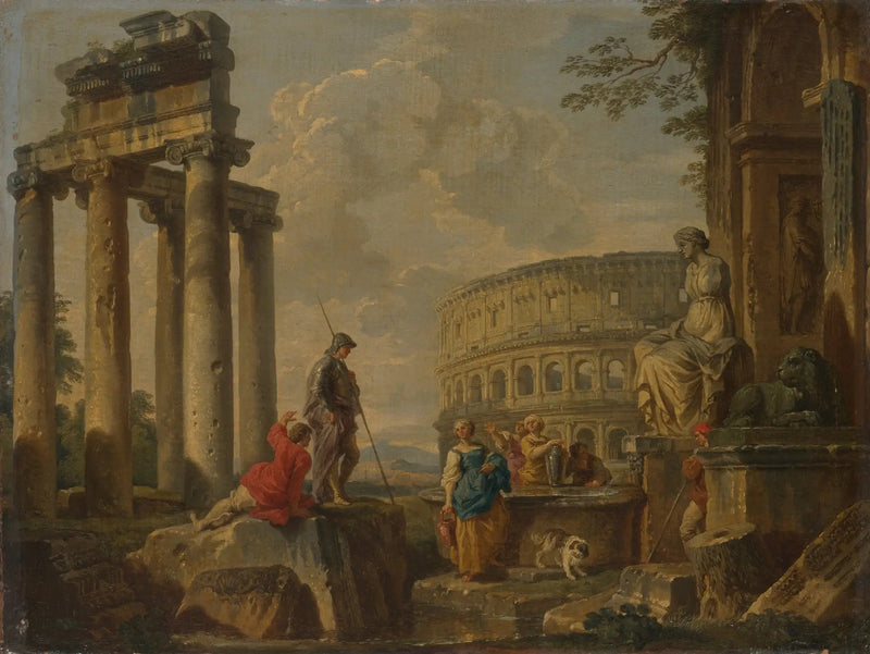 Colosseum blant de romerske ruinene - Giovanni Paolo Panini

Source:
Le Colisée parmi les ruines romaines - Giovanni Paolo Panini
