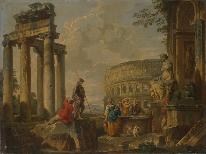Colosseum blant de romerske ruinene - Giovanni Paolo Panini

Source:
Le Colisée parmi les ruines romaines - Giovanni Paolo Panini