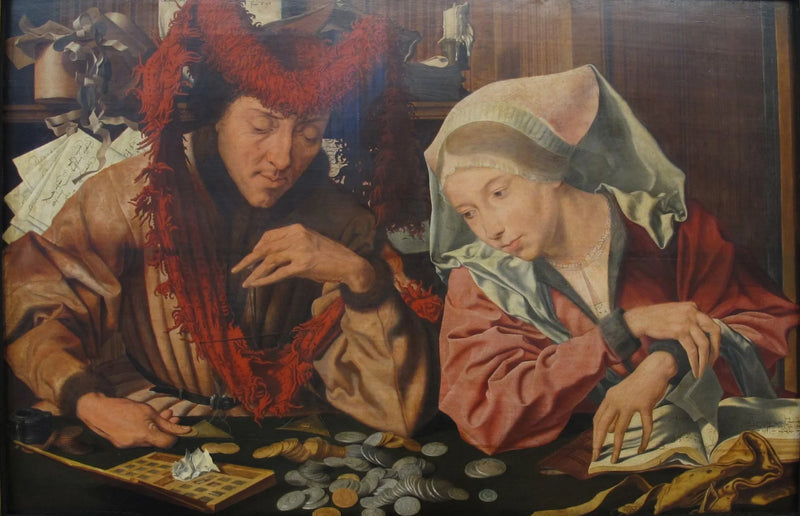 Skatteinnkreveren og hans kone - Marinus van Reymerswale