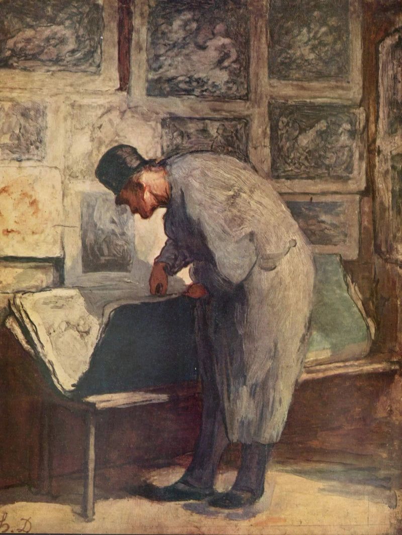 Samleren av trykk - Honoré Daumier