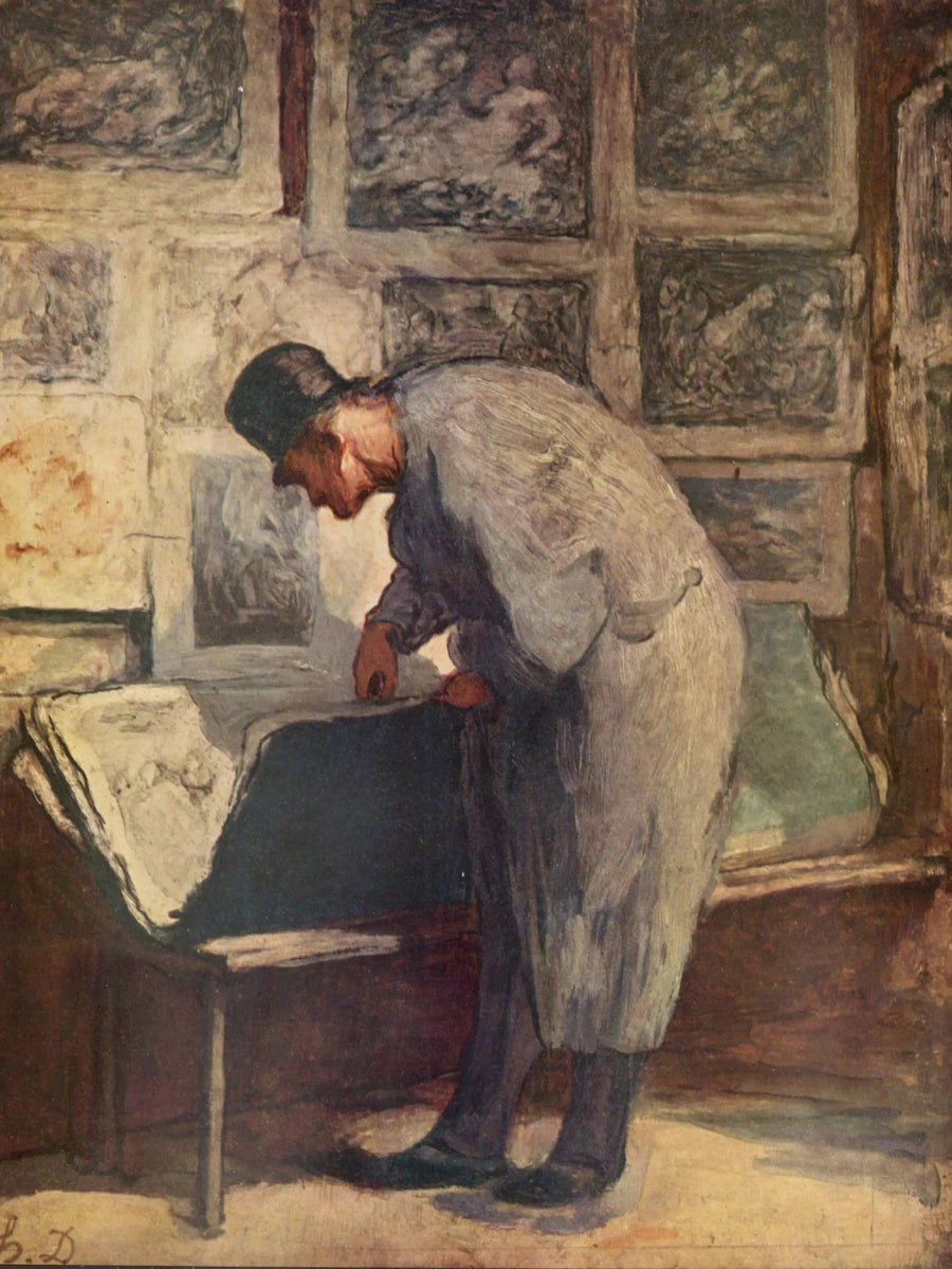 Samleren av trykk - Honoré Daumier