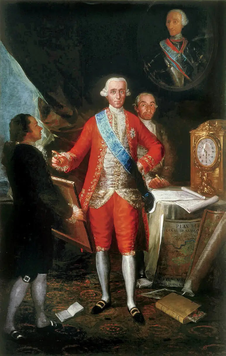Greven av Floridablanca og Goya - Francisco de Goya