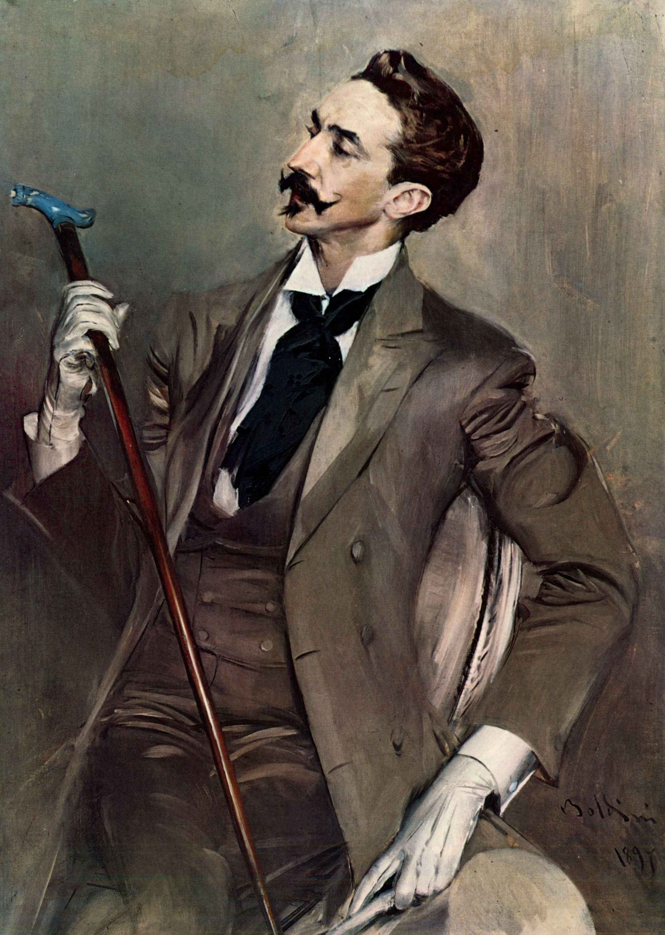 Le Comte Robert de Montesquiou - Giovanni Boldini image 1 reproduction d’œuvre d’art à l’huile
