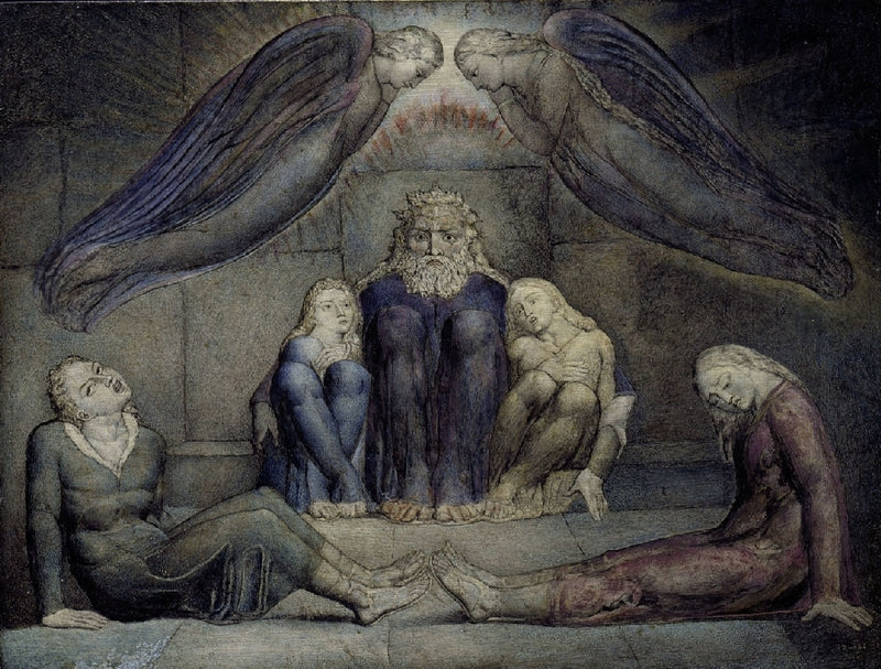 Greven Ugolino og hans sønner i fengsel - William Blake