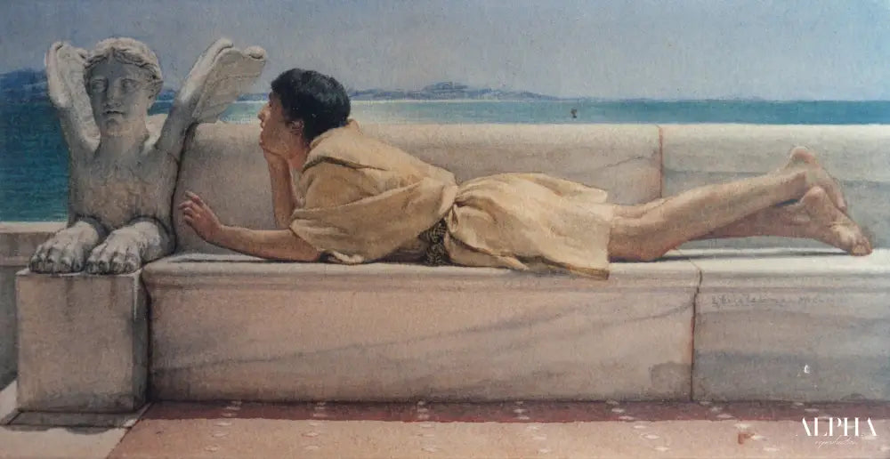 Le conseiller silencieux - Lawrence Alma-Tadema Reproductions de tableaux à la peinture à l’huile