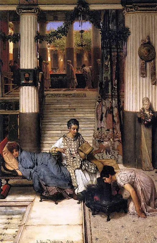 Den rekonvalescent - Lawrence Alma-Tadema