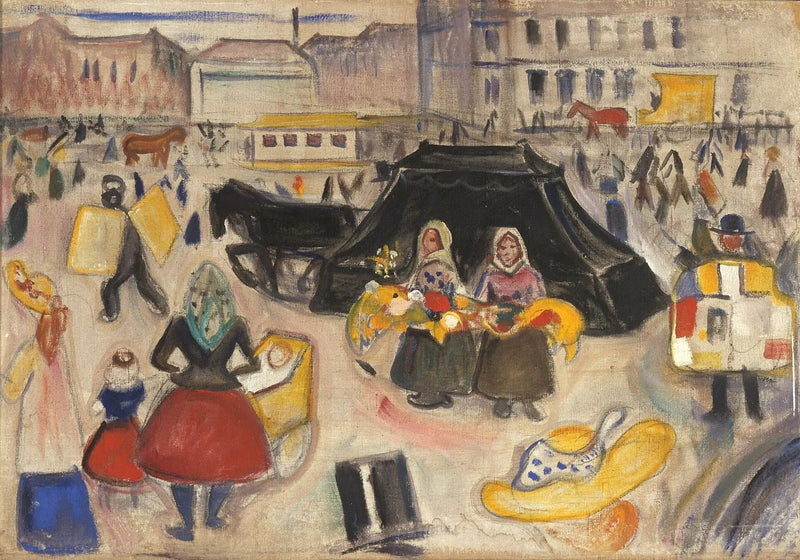 Le Kiste på Potsdamer Platz - Edvard Munch