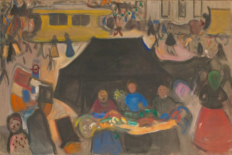 Le Kiste på Potsdamer Platz - Edvard Munch
