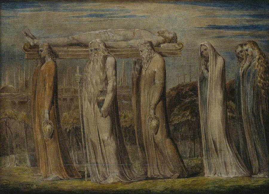 Kristi kropp båret til graven - William Blake