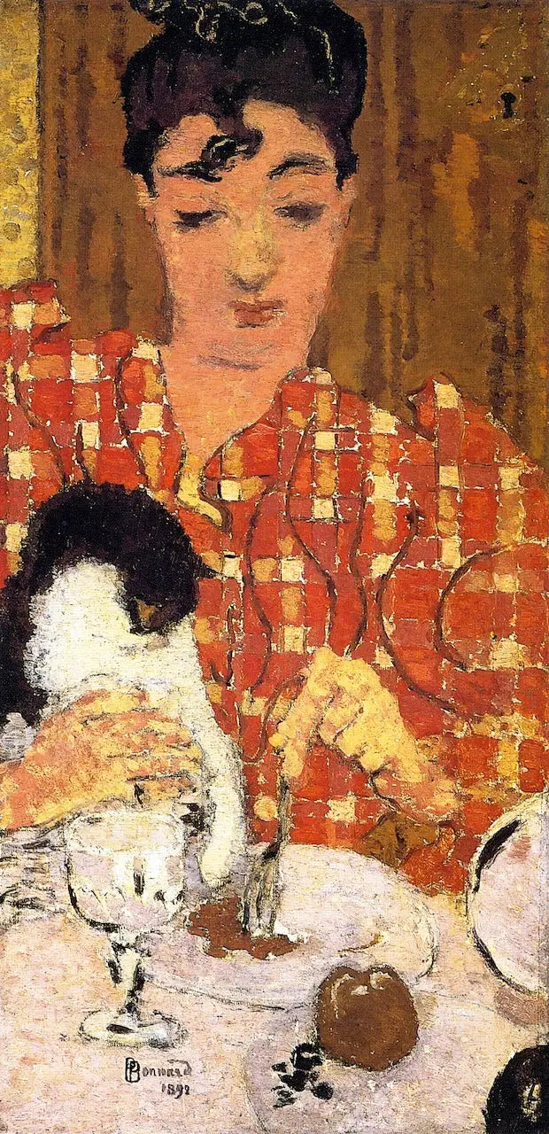 Rutete korsett - Pierre Bonnard