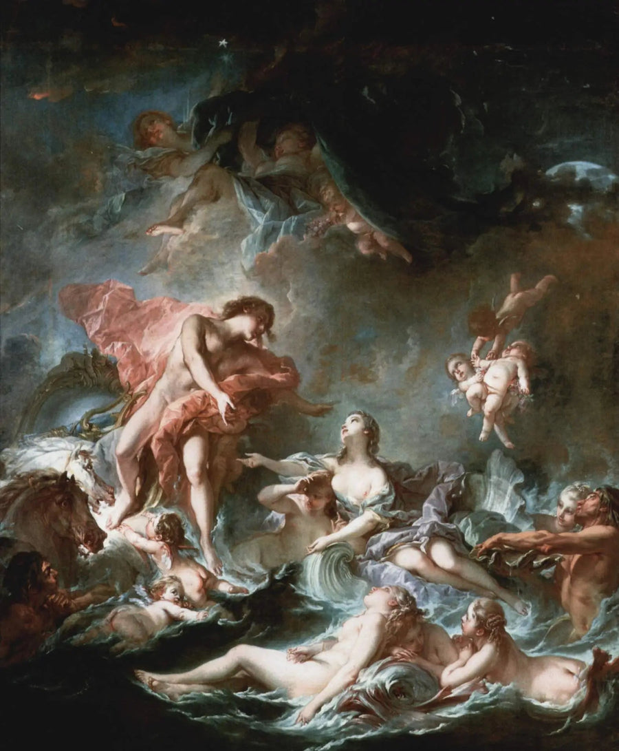 Solnedgang - François Boucher