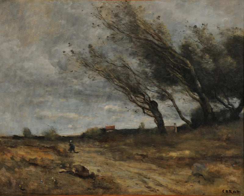 Vindkast - Jean-Baptiste Camille Corot