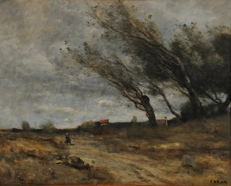 Vindkast - Jean-Baptiste Camille Corot